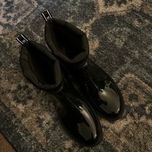 Black Michael Kors Rain boots